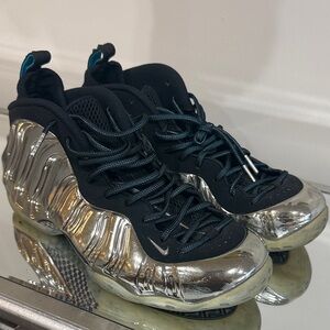 Nike foamposite chrome chromeposite penny hardaway